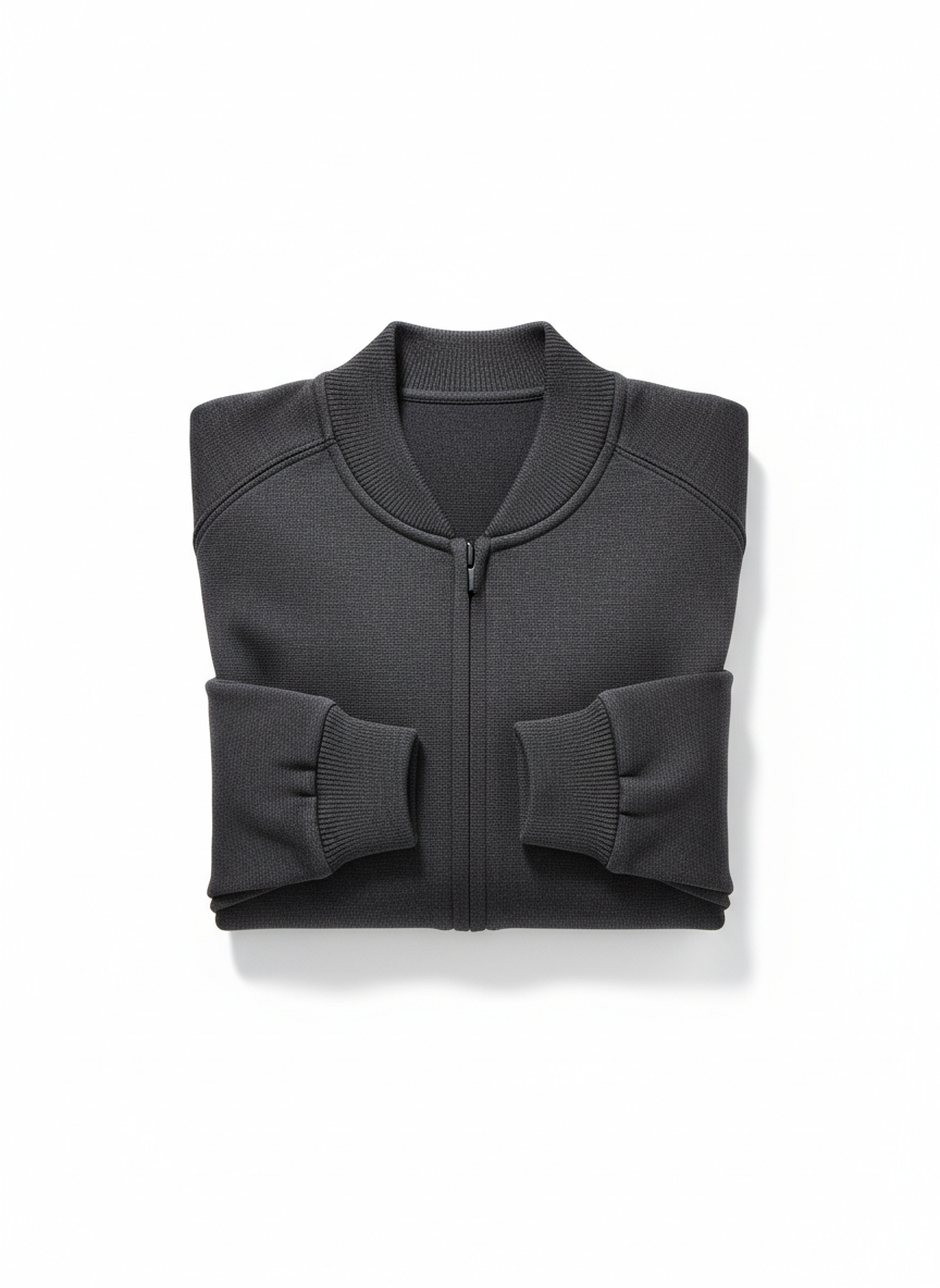 Tech-Knit Bomber Jacket