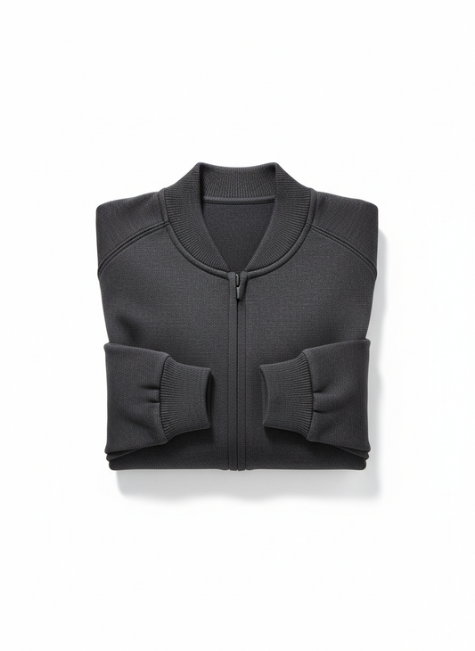 Tech-Knit Bomber Jacket